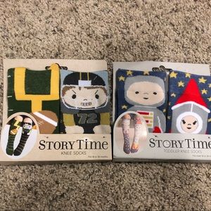2 Pair of Story time Knee socks